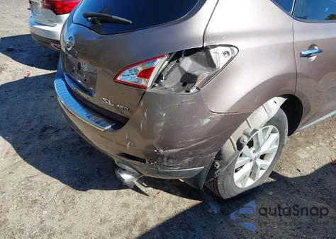 2011 Nissan Murano Sl из США, поврежденный, VIN JN8AZ1MW8BW151137